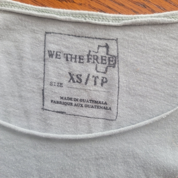 Free People We the Free LA Livin' Coastal tie dye top size extra small - Picture 2 of 6